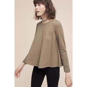 Anthropologie Eri + Ali Cavern Tee - Olive/Army Green - Small - Worn Once